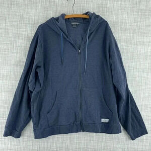Eddie Bauer Sweatshirt Hoodie Mens 2XL blue 0361